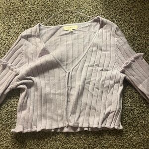 light purple long sleeve top